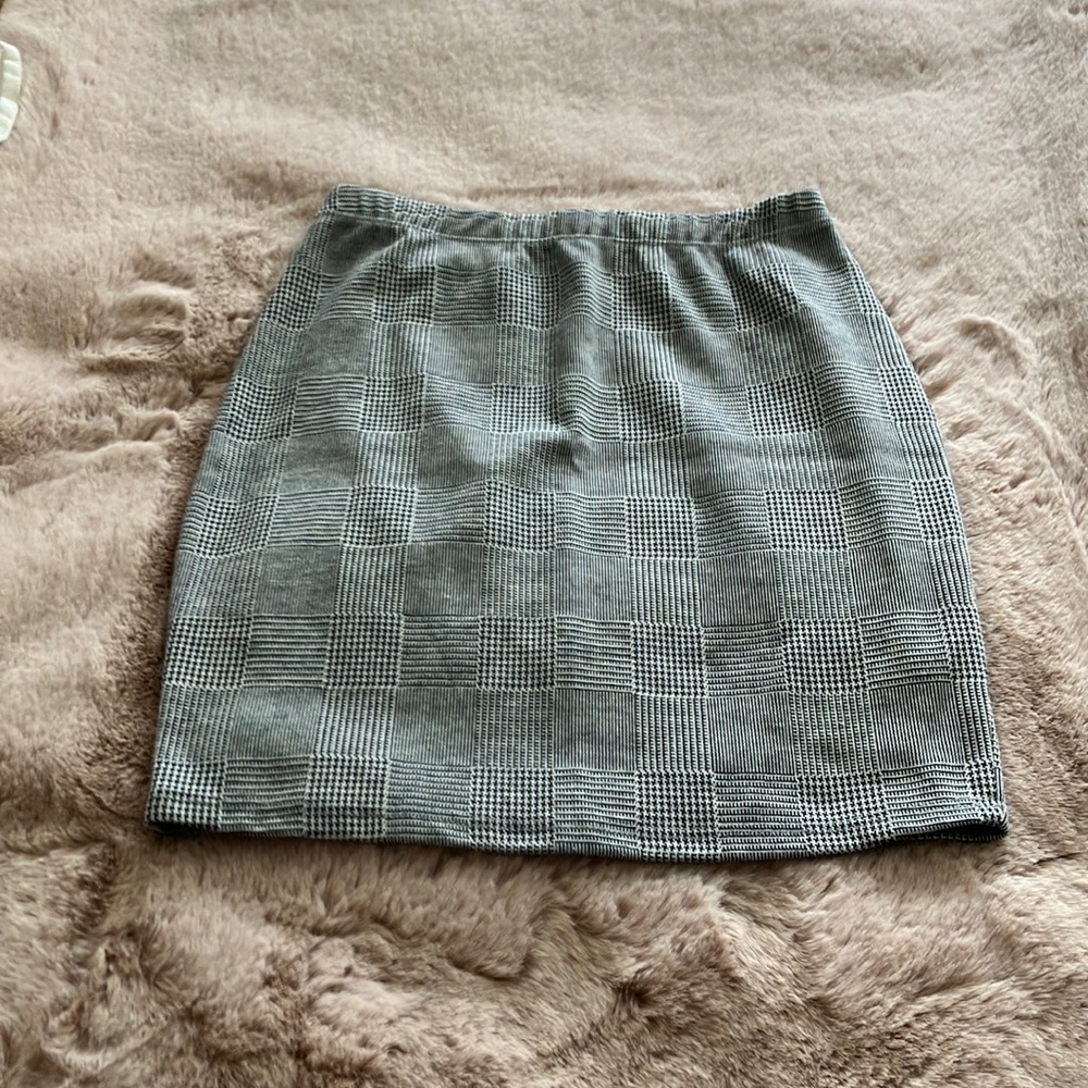 Y2K PAPAYA CHECKED MINI SKIRT JUNIORS SIZE S